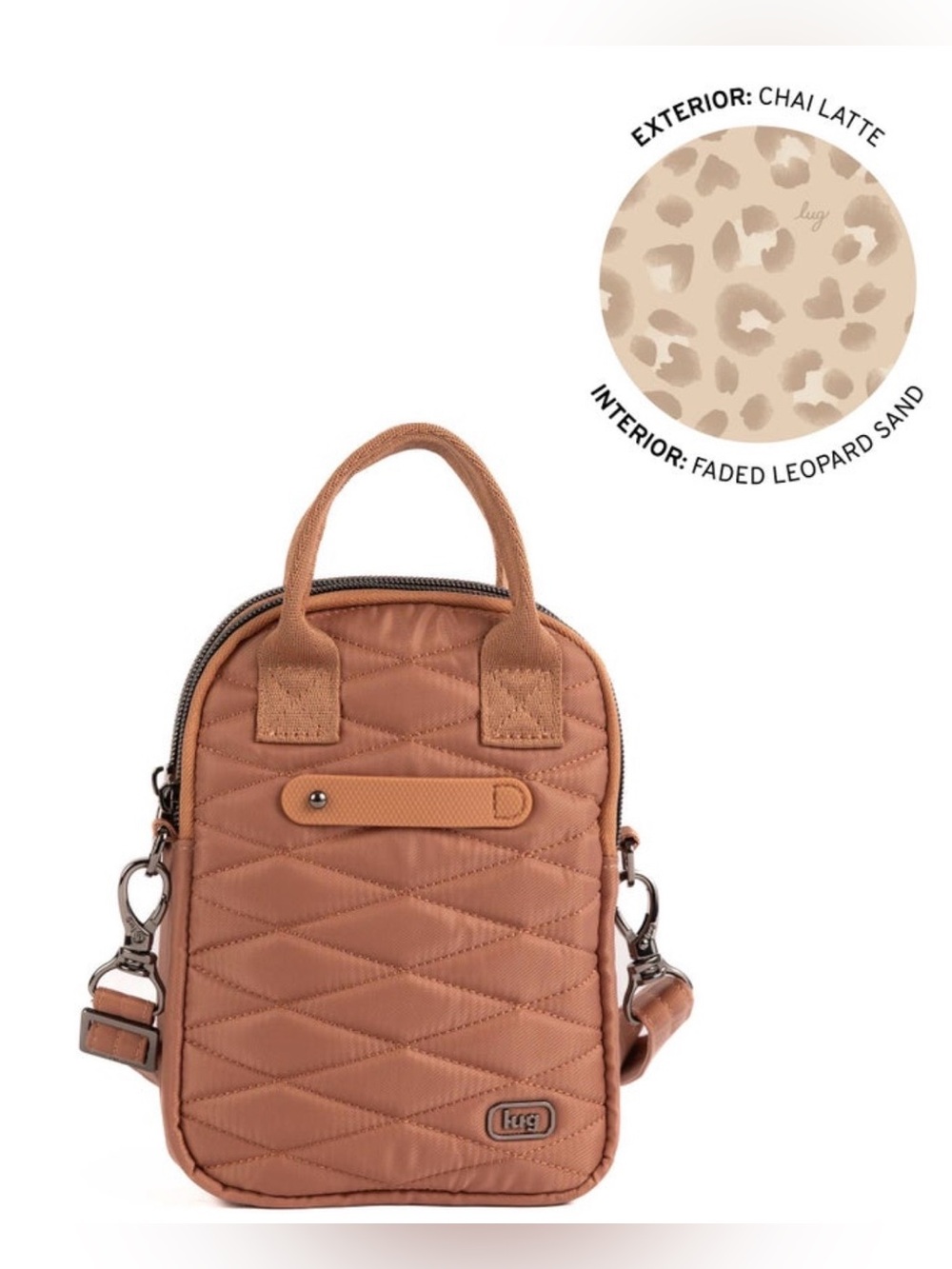 Lug Jetty LE Crossbody. Chai Latte. NWT